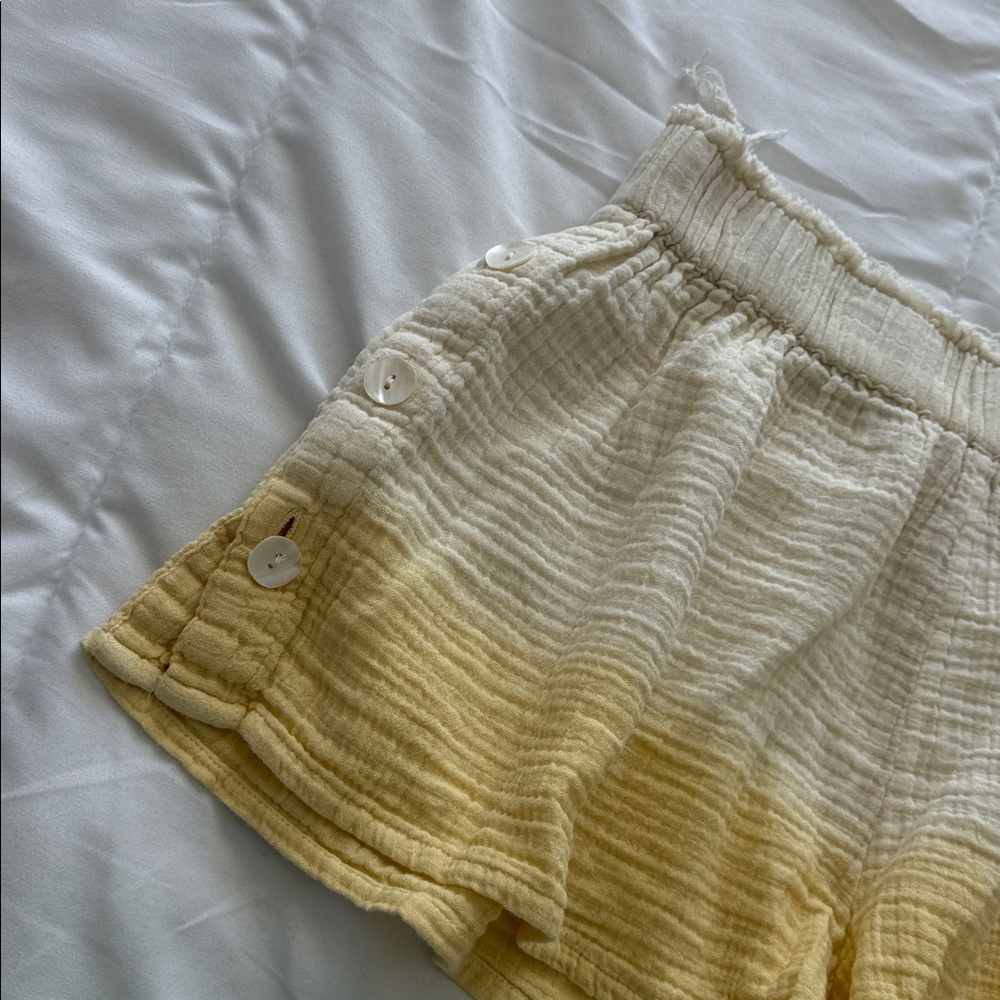 Anaak Aria Ombre Dip Dye Gauze Shorts Size S - Picture 5 of 9